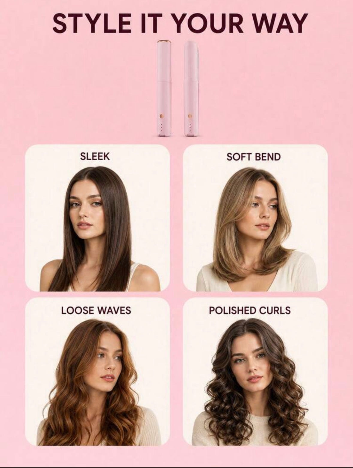 mini cordless hair straightener
