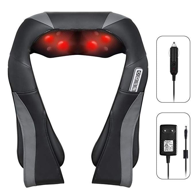 3D Shiatsu Neck & Shoulder Massager with Heat