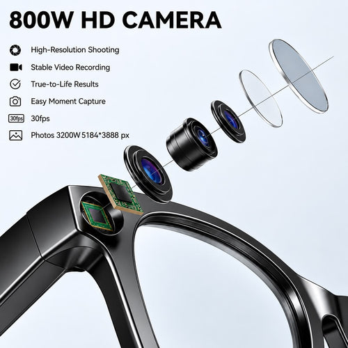 Smart AI Camera Glasses
