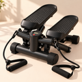 Stepper with Resistance Bands.
