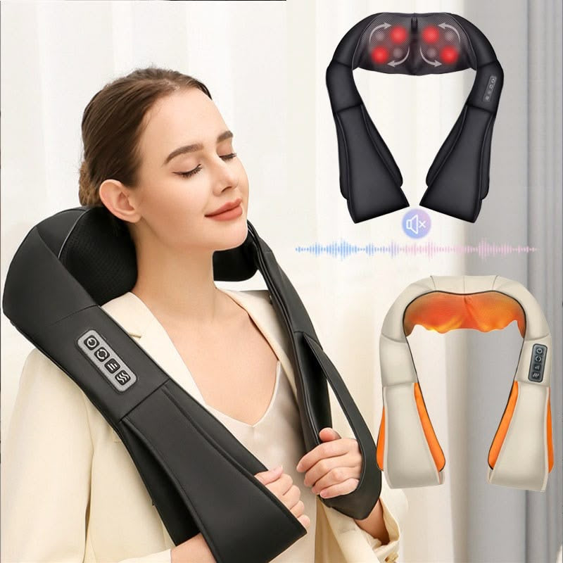 3D Shiatsu Neck & Shoulder Massager with Heat