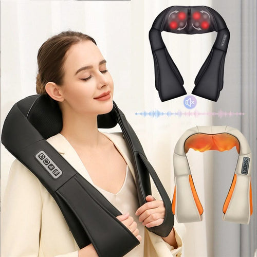 3D Shiatsu Neck & Shoulder Massager with Heat