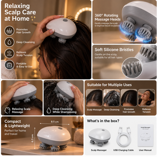 electric scalp massager